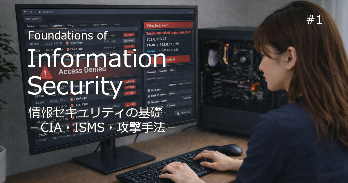 情報セキュリティのブログに関するアイキャッチ画像