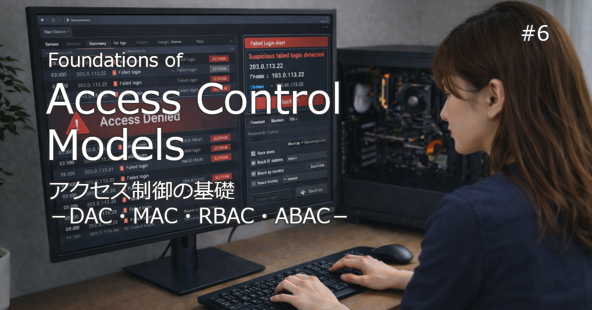 アクセス制御の基礎に関するブログのアイキャッチ画像