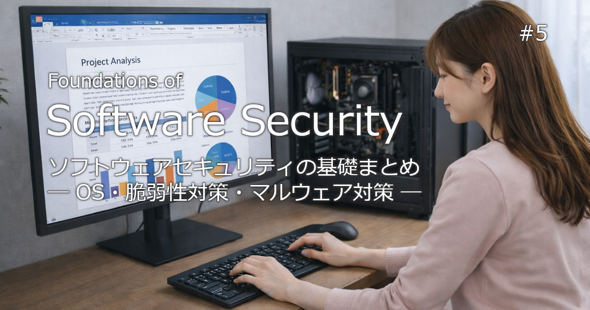 ソフトウェアのセキュリティに関するブログのアイキャッチ画像