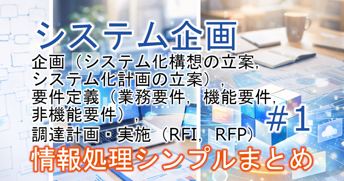 システム企画に関するブログのアイキャッチ画像